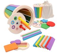 DHINCHANSAIB Montessori Jouet à partir de 1, 2, 3, 4 Ans, Jouet en Bois Bebe 1 2 an, Jeux de Tri Montessori, pour Fille et garçon, Enfants, Chiffres et Couleurs, Jeux éducatifs, Jouets de motricité