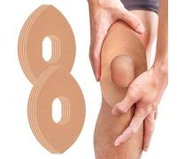 Dhisperares 10 Pcs Sport Kinesio Tape Genou Prédécoupé, Kinesiotape Stabilisation, Bande Kinesiologique pour Genou, Sans Shere, Imperméable & Élastique Physio Tape pour Douleurs, Arthrose, Ménisque