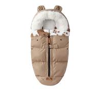 D'hiver Chancelières Universelle pour Poussettes,Accessoire Poussette,Sac de Couchage Bébé Hiver Chaud,Coupe-Vent, Imperméable, Résistant au Froid, Lavable (Kaki)