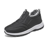 d'hiver Chaudes pour Hommes avec Semelle épaisse Chaussures de Sport Confortables pour Un Style décontracté en Toutes Saisons (Grey, 43)