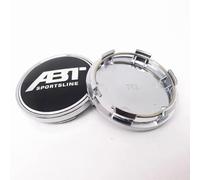 DHJKCBH 4 Pièces Cache moyeux pour ABT 56MM 60MM Capuchons Centre Roue Logo Accessoires décoration,F-56mm