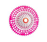 DHJKFU Cassette de vélo 12 Vitesses 11-46/50/51T HGUPignons de Cassette fermés Ultra-légers for VTT(Rose Red Silver,12S 11-51T HG)