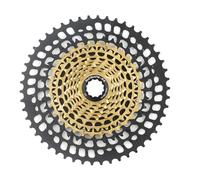 DHJKFU Cassette de vélo pignons de Cassette 12 Vitesses HG XD 9/10/11-46/50/51T pignon de vélo for VTT(Gold Black,XD 12S 10-51T)