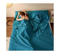 DHJKFU Drap de Sac de Couchage 80x210cm à 200x210cm Simple Double Sac a Viande Couchage Ultra-léger et Confortable pour Voyage et Couverture de Voyage(Green,120x210cm-47 x82)