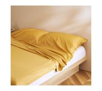 DHJKFU Drap de Sac de Couchage Sac a Viande Couchage 80x210cm à 200x210cm Ultraléger aux hôtels et aux Chambres à Coucher, Voyages en Plein air(Yellow,120x210cm-47 x82)