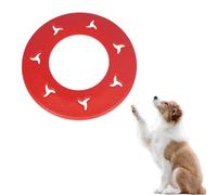 DHJWDUX 1 Pièce Jouet Frisbee pour Chien risbees pour Chien Soucoupes Paoutchouc Naturel Jouet à mâcher Ultra Durable(Rouge)