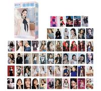 DHJWDUX 55 Cartes Kpop Blackpink Jennie Carte Lomo, Collection de Cartes Idoles, Design Mise à Jour Rapide, pour Album, Scrapbooking, Échange Fans et Collection Personnelle