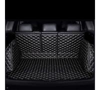 DHKLSCN Tapis De Coffre Voiture pour Peugeot Poutiac Vibe 08-09,Antidérapant Anti Rayures EntièRement Entouré Tapis De Coffre Voiture Intérieurs Tapis, B/Black White