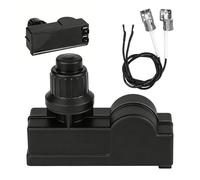 Dhlg-12 Allumeurs de gril pour remplacement de l'allumeur Charbroil, 2 prises de courant de batterie AAA, module d'allumage électronique à bouton poussoir, fils à gaz de remplacement pour allumeur de