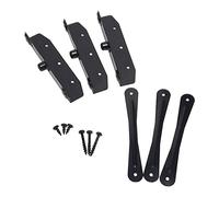 DHLH-02 Kit de quincaillerie pour Stores et Volets roulants en Acier Inoxydable avec revêtement E Noir 11 Planches