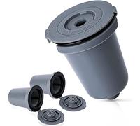 DHliIQQ Filtre à café réutilisable pour Cuisinart, compatible avec la cafetière Cuisinart SS-RFC à portion unique, tasse filtrante grise pour barista, tasse à café rechargeable sans BPA