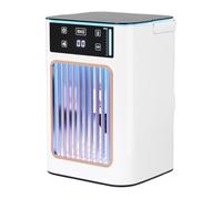 DHliIQQ Glacière portable, ventilateur de conditionnement miniature, humidificateur de bureau, ventilateur USB, réservoirs d'eau avec rechargeable 900 ml