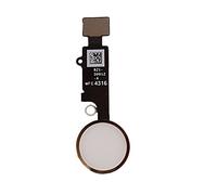 DHLK® Bouton Home Cable Compatible avec iPhone 7 Or - NO Touch ID, NO Fonction Retour (A1660, A1778, A1779)