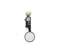 DHLK® Bouton Home Cable Compatible avec iPhone 7 Plus Blanche - NO Touch ID, NO Fonction Retour (A1661, A1784, A1785)