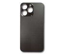 DHLK® Vitre Arrière Compatible avec iPhone 13 Pro - Verre Verre Back Glass Big Hole (Noir)