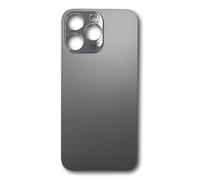 DHLK® Vitre Arrière Compatible avec iPhone 14 Pro Max - Verre Verre Back Glass Big Hole (Noir)