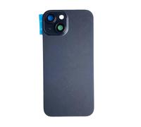 DHLK® Vitre Arrière Compatible avec iPhone 15 - Verre Back Glass Big Hole - Titane Noir