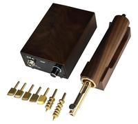 DHMYDPDZ Machine À Tailler Le Cuir À Main, Outil De Presse Chauffante Électrique pour Le Cuir avec Affichage Température Temps Réel | Pliage et Gaufrage Parfaits sur Tous Types de Cuir