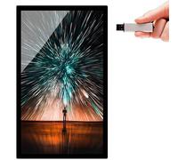 DHMYDPDZ Moniteur LCD publicitaire, Écran Publicitaire, Moniteur Interactif LCD, Prise en Charge USB, Lecture Automatique, Lecteur Multimédia Automatique, Intérieur Écran Publicitaire 27"