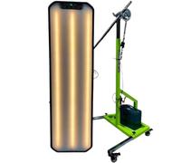 DHMYDPDZ Outil Test DéBosselage Carrosserie Automobile,Panneau Lignes à Bandes LED, Outil RéParation DéBosselage sans Peinture,Lampe PDR Robuste,Support RéGlable 37,4 X 10,2 Pouces/950 X 260Mm