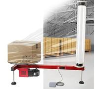 DHMYDPDZ Presse à balles Verticale pour Film étirable,Machine d'emballage Film à enroulement électrique,Suitable for 20-70cm Various Films Packaging,Suitable for Parcel Carton Luggage Warehouse,60cm