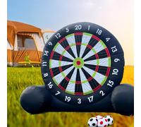 DHMYYXGS 10ft Jeu Fléchettes Football Gonflable Géant Extérieur,Cible Football Gonflable Géante Extérieur,Grande Cible Football Terrain Football Gonflable,Kick Dartboard Sport Game