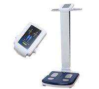 DHMYYXGS Analyseur Composition Corporelle Tactile HD 10,1 Pouces,Balance Intelligente,Analyseur Poids Corporel,Analyseur IMC,Analyseur Composition Corporelle par Scanner Corporel,avec Imprimante