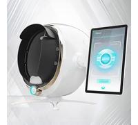 DHMYYXGS Analyseur Peau Professionnel AI,Détection Et Analyse Peau du Visage, Compteur Hydratation Peau Cornéomètre,Testeur Peau,avec Imagerie à 8 Spectres,pour Salons Et Spas White-13.3in