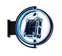 DHMYYXGS Boîte à Lumière Publicitaire Holographique 3D,Projecteur Holographique Double Face,with Custom Images and Videos,LED Advertising Sign for Store,Retail,Business,Trade Show 70cm