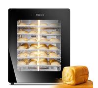 DHMYYXGS Boîte Fermentation Domestique 40l,Machine Levage Pâte Programmable 1min-24h,éclairage LED Intégré,Chauffage Circulaire 360°,pour Fermentation Pain,Pizza Et Yaourt en Cuisine Maison