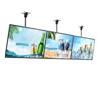 DHMYYXGS Caisson Lumineux LED avec Support Rétractable 50 à 100 Cm-Panneau Menu Rétroéclairé par LED-Panneaux Menu Numériques Restaurants-Support Rotatif 0 à 90°-Montage Mural Et Vertical 50x60cm