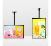 DHMYYXGS Caisson Lumineux LED Fin à Cadre Clipsable-Panneau D'affichage Mural- pour Restaurant Café Salon De Thé pour Restaurant Bar Hôtel événement Magasin Bureau Mariage 60x240cm