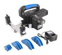 DHMYYXGS Cintreuse électrique pour Tubes en Cuivre Souple | Cintreuse à Cliquet à Un Seul Bouton De 6,35 Mm à 22,2 Mm | Kit De Cintrage Compact | avec 4 Matrices Et Batterie 2200 Mah