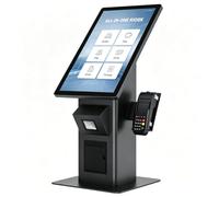 DHMYYXGS Kiosque de Commande Automatique 21,5", Borne Tactile pour Restaurant Desktop