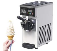 DHMYYXGS Machine à Glace Italienne Professionnelle,Machine à Glace Italienne Comptoir,avec Pré-Refroidissement,Nettoyage Automatique Et écran LCD,pour Restaurants Et Pâtisseries,Cream