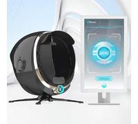 DHMYYXGS Machine Analyse Peau Visage,Analyseur Peau Professionnel,Machine Détection Faciale Haute Résolution,Instrument Analyse humidité Intelligent,pour Soins Peau Sains Black-21.5in