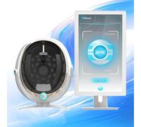 DHMYYXGS Machine Détection Faciale Haute Résolution,Machine Analyse Peau Visage,Détecteur Peau Professionnel,Outil Diagnostic Facial Haute Définition pour Salons Et Spas White-21.5in