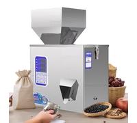 DHMYYXGS Machine Remplissage Poudre+Distributeur Granulés+180W & Trémie 3L+1-200g Pesée Précise+Acier Inoxydable+Idéale pour Thé,Grains & Herbes 100G