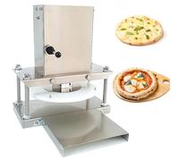 DHMYYXGS Presse PâTe Pizza Automatique,Laminoir PâTe Commercial,Presse PâTe Pizza Laminoir,Inoxydable Presse Pizza,pour Pizza,Tarte,Tortilla,PâTisserie 22cm