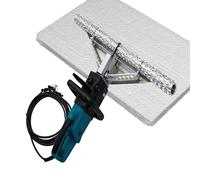 DHMYYXGS Raboteuse à Mousse Isolation Outil Coupe Mousse 27.5 Pouces 1800W Précision Ras pour Finition Murale Après Isolation Projetée 700MM-Opencell