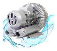 DHMYYXGS Souffleur Anneau Vortex Haute Pression,Ventilateur Régénératif Industriel,220v- Monophasé Souffleur Régénératif,pour Soufflage Ou Aspiration Air 1100W