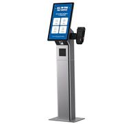 DHMYYXGS Terminal de Paiement POS 21,5" Tactile, Borne de Commande Automatique Floor-Standing