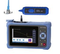 DHMYYXGS Testeur Otdr Fibre Optique,Analyseur Réseaux électriques,Testeur Fibre Optique 12 en 1 100 Km 1310-1550 Nm,Outils D'épissure à Froid Fibre Optique,avec Test Réseau Ols Opm VFL Rj45 APC