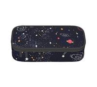 Dhnblqdp Grande trousse à crayons avec imprimé constellation et amas d'étoiles galaxies pour garçons et filles - Grande trousse à crayons - Organiseur de papeterie - Trousse de maquillage pour adultes