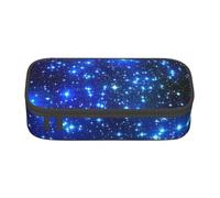 Dhnblqdp Grande trousse à crayons avec imprimé étoiles galaxie pour garçons et filles, grande trousse à crayons, trousse à crayons, trousse de maquillage pour adultes, fournitures de bureau