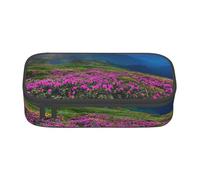 Dhnblqdp Grande trousse à crayons avec imprimé paysage de prairie et montagne, pour garçons et filles, grande trousse à crayons, trousse à stylos, trousse de maquillage pour adultes, fournitures de