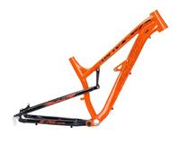 DHNCBGFZ 27.5er Softtail Cadre De Vélo De Montagne À Démontage Rapide 135mm | 16" Cadre De Frein À Disque En Alliage D'aluminium De XC Cyclo-Cross