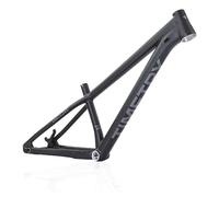 DHNCBGFZ Cadre De VTT Semi-Rigide 26/27,5 Pouces Cadre Dirt Jump en Alliage D'aluminium Freins À Disque Axe Traversant 12 X 148 Mm Cadre Boost Routage Interne(Grigio,27.5er)