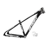 DHNCBGFZ Cadre De VTT Semi-Rigide en Alliage D'aluminium 27,5 Pouces Freins À Disque 14,5''/16''/18'' Cadres De Vélo XC/AM Dégagement Rapide Acheminement Interne 135 Mm(Schwarz,27.5x18'')