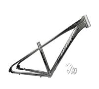 DHNCBGFZ Cadre De VTT Semi-Rigide en Alliage D'aluminium 27,5 Pouces Freins À Disque 14,5''/16''/18'' Cadres De Vélo XC/AM Dégagement Rapide Acheminement Interne 135 Mm(Grigio,27.5x14.5'')